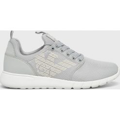 EA7 Emporio Armani - Buty. Szare buty sportowe męskie EA7 Emporio Armani, z gumy, na sznurówki. W wyprzedaży za 499,90 zł.