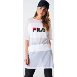 FILA Sukienka typu t-shirt Emily - White. Białe t-shirty damskie Fila, s, z meshu, sportowe, z krótkim rękawem, mini, sportowe. W wyprzedaży za 128,77 zł.