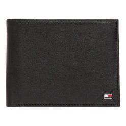Tommy Hilfiger - Portfel. Czarne portfele męskie marki TOMMY HILFIGER, ze skóry. Za 269,90 zł.