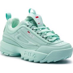 Sneakersy FILA - Disruptor Low Wmn 1010302.50T Morning Mist. Zielone sneakersy damskie Fila, bez wzorów, ze skóry ekologicznej, bez obcasa, bez zapięcia. Za 519,00 zł.