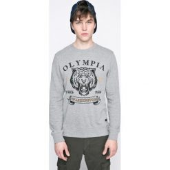 Produkt by Jack & Jones - Bluza Animal. Szare bejsbolówki męskie PRODUKT by Jack & Jones, m, z nadrukiem, z bawełny, bez kaptura. W wyprzedaży za 59,90 zł.