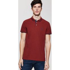 Koszulka polo - Bordowy. Czerwone koszulki męskie House, s, bez wzorów, bez rękawów. Za 39,99 zł.