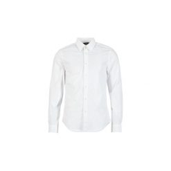 Koszule z długim rękawem G-Star Raw CORE SHIRT. Białe koszule męskie G-Star RAW, s, bez wzorów, retro, bez kołnierzyka, z długim rękawem. W wyprzedaży za 262,70 zł.