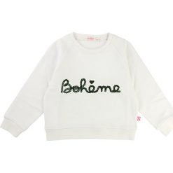 Bluza w kolorze białym. Białe bluzy niemowlęce marki Billieblush & Billybandit, z nadrukiem. W wyprzedaży za 85,95 zł.