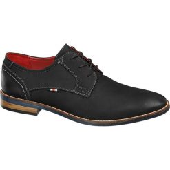 Półbuty męskie: półbuty męskie AM SHOE czarne