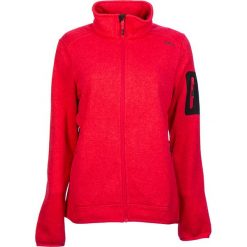 Kurtka polarowa w kolorze czerwonym. Czerwone bluzy damskie CMP Women, s, bez wzorów, z dzianiny, bez kaptura. W wyprzedaży za 107,95 zł.