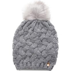 Czapka GUESS - AW7877 WOL01 GRY. Szare czapki damskie marki Guess, z aplikacjami, z materiału. W wyprzedaży za 149,00 zł.