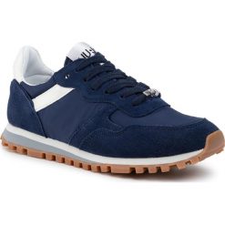 Sneakersy LIU JO - Alexa-Running BXX049 PX003 Blu Marine 94028. Niebieskie półbuty damskie Liu Jo, bez wzorów, ze skóry, marine, bez obcasa, na płaskiej podeszwie, bez zapięcia. Za 469,00 zł.