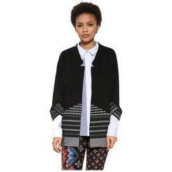 Desigual Panie Sweter Sweat Vir 17Wwsk21 2000 (Rozmiar L). Czarne swetry klasyczne damskie marki Desigual, l. W wyprzedaży za 225,00 zł.