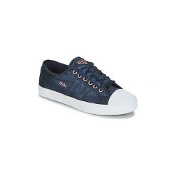 Buty Gola COASTER SATIN. Niebieskie trampki i tenisówki damskie marki Gola, bez wzorów, bez zapięcia. Za 231,20 zł.