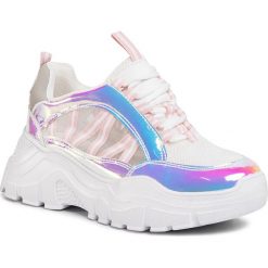 Sneakersy JENNY FAIRY - WSL8528-05 Silver. Szare półbuty damskie Jenny Fairy, ze skóry ekologicznej. Za 119,99 zł.