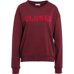 Bluzy rozpinane damskie: CLOSED CREWNECK Bluza bordeaux