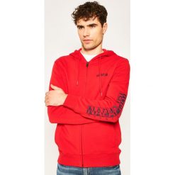 Bluza Napapijri Bolanos FZH NP0A4E21R. Czerwone bluzy męskie Napapijri, m, bez wzorów, bez kołnierzyka, bez rękawów, bez kaptura. W wyprzedaży za 299,00 zł.