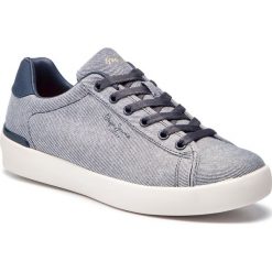 Sneakersy PEPE JEANS - Roland Basic PMS30543 Marine 585. Niebieskie sneakersy męskie Pepe Jeans, na co dzień, bez wzorów, z jeansu, marine, bez zapięcia. Za 299,00 zł.