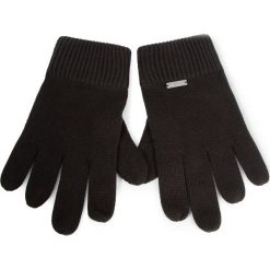 Rękawiczki Męskie CALVIN KLEIN - Basic Knitted Gloves K50K505044 BDS. Czarne rękawiczki męskie Calvin Klein, bez wzorów, z bawełny. Za 179,00 zł.