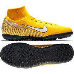 Buty piłkarskie Nike Mercurial Neymar SuperflyX 6 Club Tf M AO3112-710. Żółte buty sportowe męskie Nike, z materiału, bez zapięcia, do piłki nożnej. W wyprzedaży za 289,00 zł.