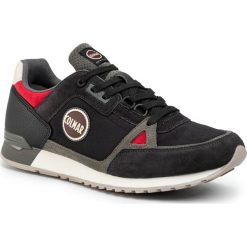 Sneakersy COLMAR - Supreme Colors 031 Black/Dk Gray/Red. Czarne sneakersy męskie Colmar, bez zapięcia. W wyprzedaży za 379,00 zł.