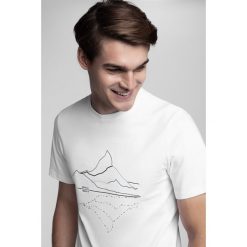 Koszulka męska Kamil Stoch Collection TSM506 - biały. Białe koszulki męskie m, z materiału. W wyprzedaży za 49,99 zł.