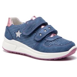 Sneakersy SUPERFIT - 8-00187-88 M Water Kombi. Niebieskie półbuty dziewczęce Superfit, na rzepy. Za 269,00 zł.