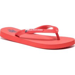 Japonki U.S. POLO ASSN. - Remo2 VAIAN4209S7/G4 Red. Czerwone klapki damskie U.S. Polo Assn., bez wzorów, z tworzywa sztucznego, bez obcasa. Za 89,00 zł.