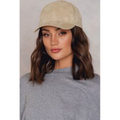 Czapki damskie: Therese Lindgren Czapka zamszowa Stina – Beige
