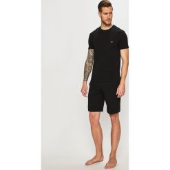 Emporio Armani - Piżama. Niebieskie piżamy męskie Emporio Armani, s, bez wzorów, z elastanu, bez rękawów. W wyprzedaży za 279,90 zł.