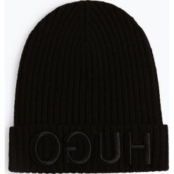HUGO - Czapka – Unisex-X537, czarny. Czarne czapki damskie marki HUGO, z napisami. Za 269,95 zł.