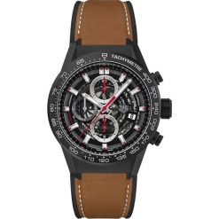 ZEGAREK TAG HEUER CARRERA CAR2090.FT6124. Czarne zegarki męskie marki TAG HEUER, ze stali. Za 25090,00 zł.