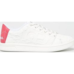 Desigual Sport - Buty. Białe buty sportowe damskie Desigual Sport, bez wzorów, z materiału, sportowe. W wyprzedaży za 159,90 zł.