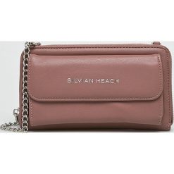 Silvian Heach - Portfel. Brązowe portfele damskie marki Silvian Heach, w paski, z materiału. Za 189,90 zł.