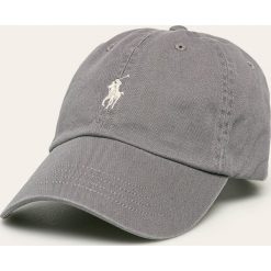 Polo Ralph Lauren - Czapka. Szare czapki męskie Polo Ralph Lauren, bez wzorów, z bawełny. Za 169,90 zł.
