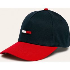 Tommy Jeans - Czapka. Czarne czapki męskie Tommy Jeans, bez wzorów, z bawełny. Za 139,90 zł.