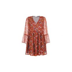 Sukienki krótkie LPB Woman DATURSA. Brązowe sukienki mini marki LPB WOMAN, l, z krótkim rękawem. Za 351,20 zł.