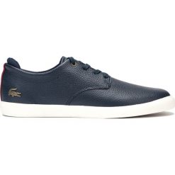 Lacoste Esparre 120 Tenisówki Niebieski. Niebieskie trampki męskie Lacoste, bez wzorów, ze skóry, bez zapięcia. Za 447,95 zł.