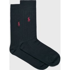 Polo Ralph Lauren - Skarpety (2-Pack). Niebieskie skarpetki męskie marki Polo Ralph Lauren, z bawełny. Za 129,90 zł.