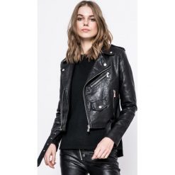 Answear - Kurtka Blossom Mood. Czarne kurtki damskie ramoneski ANSWEAR, l, w paski, z materiału. W wyprzedaży za 197,91 zł.