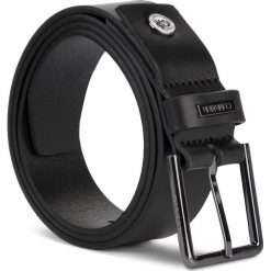 Pasek Męski CALVIN KLEIN - 3.5Cm Adj.Metal Plate Belt K50K504887 BDS. Czarne paski męskie Calvin Klein, w paski, ze skóry. Za 269,00 zł.