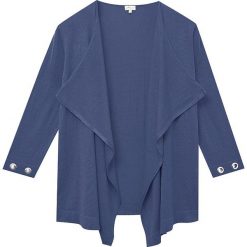 Kardigan "Nelly" w kolorze niebieskim. Niebieskie kardigany damskie Ateliers de la maille Paris, bez wzorów, z bawełny. W wyprzedaży za 214,95 zł.