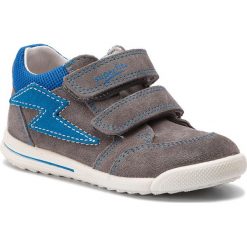 Sneakersy SUPERFIT - 4-09373-25 S Hellgrau/Blau. Szare trampki chłopięce Superfit, bez wzorów, ze skóry, na rzepy. W wyprzedaży za 169,00 zł.