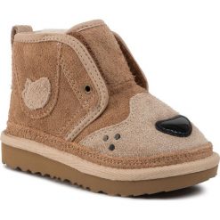 Buty UGG - T Happee Neumel II 1103626T Che. Pomarańczowe śniegowce chłopięce Ugg, bez zapięcia. W wyprzedaży za 319,00 zł.