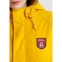 Parki damskie: Derbe TRAVEL FRISE STRIPED Parka yellow/blue