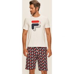 Fila - Piżama. Białe piżamy męskie Fila, s, bez wzorów, z elastanu, bez rękawów. W wyprzedaży za 139,90 zł.