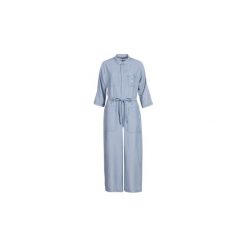 Kombinezony Lee WIDE LEG JUMPSUIT. Niebieskie kombinezony damskie Lee, s, bez wzorów, bez kołnierzyka, bez rękawów. Za 463,20 zł.