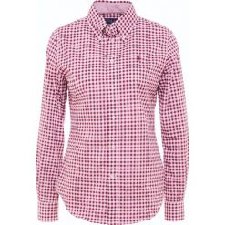 Polo Ralph Lauren GINGHAM SLIM FIT Koszula burgundy/white. Czerwone koszulki polo damskie marki Polo Ralph Lauren, z bawełny, polo. Za 419,00 zł.