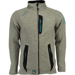 Kurtka polarowa "Trampoline" w kolorze szarym. Szare bluzy męskie xl, z polaru. W wyprzedaży za 129,95 zł.