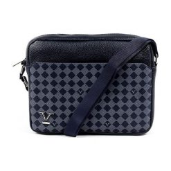 Torby na ramię męskie: Torba w kolorze niebieskim – (S)31 x (W)23 x (G)6 cm