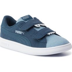 Sneakersy PUMA - Smash V2 Monster V Inf 369681 03 Gibraltar Sea/Faded Denim. Niebieskie trampki chłopięce Puma, bez wzorów, ze skóry ekologicznej, na rzepy. W wyprzedaży za 119,99 zł.