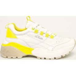 S. Oliver - Buty. Białe buty sportowe damskie S.Oliver, z gumy. Za 249,90 zł.
