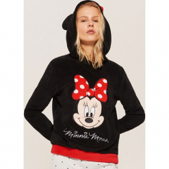 Bluza piżamowa Minnie Mouse - Czarny. Czarne piżamy damskie House, l, z motywem z bajki. Za 59,99 zł.