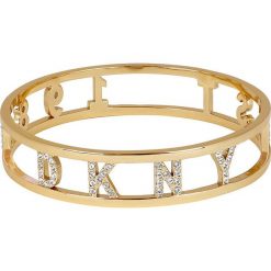 Dkny - Bransoletka. Żółte bransoletki damskie DKNY, z kryształem, metalowe. Za 549,90 zł.